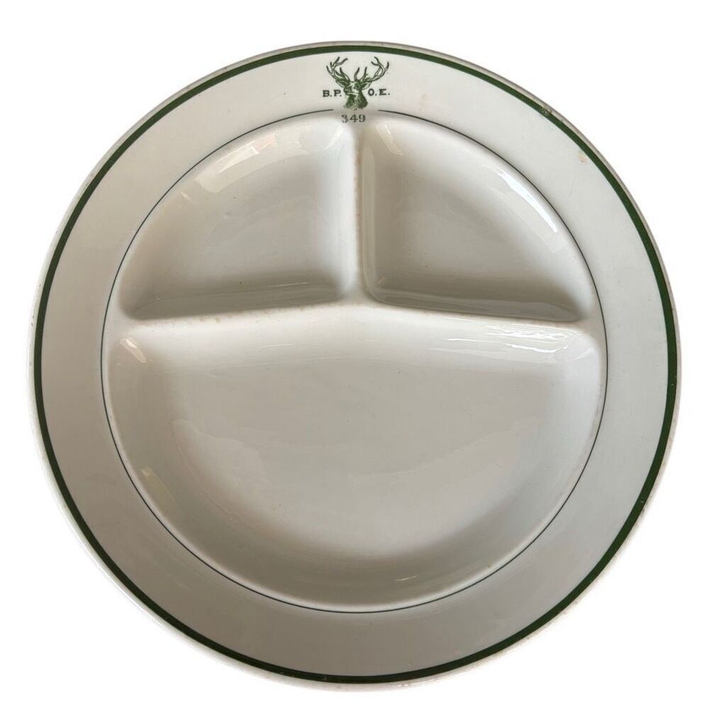 Jackson China B.P.O.E. 349 Elks Lodge DuBois Pa Sectional 10 1/2”  Plate